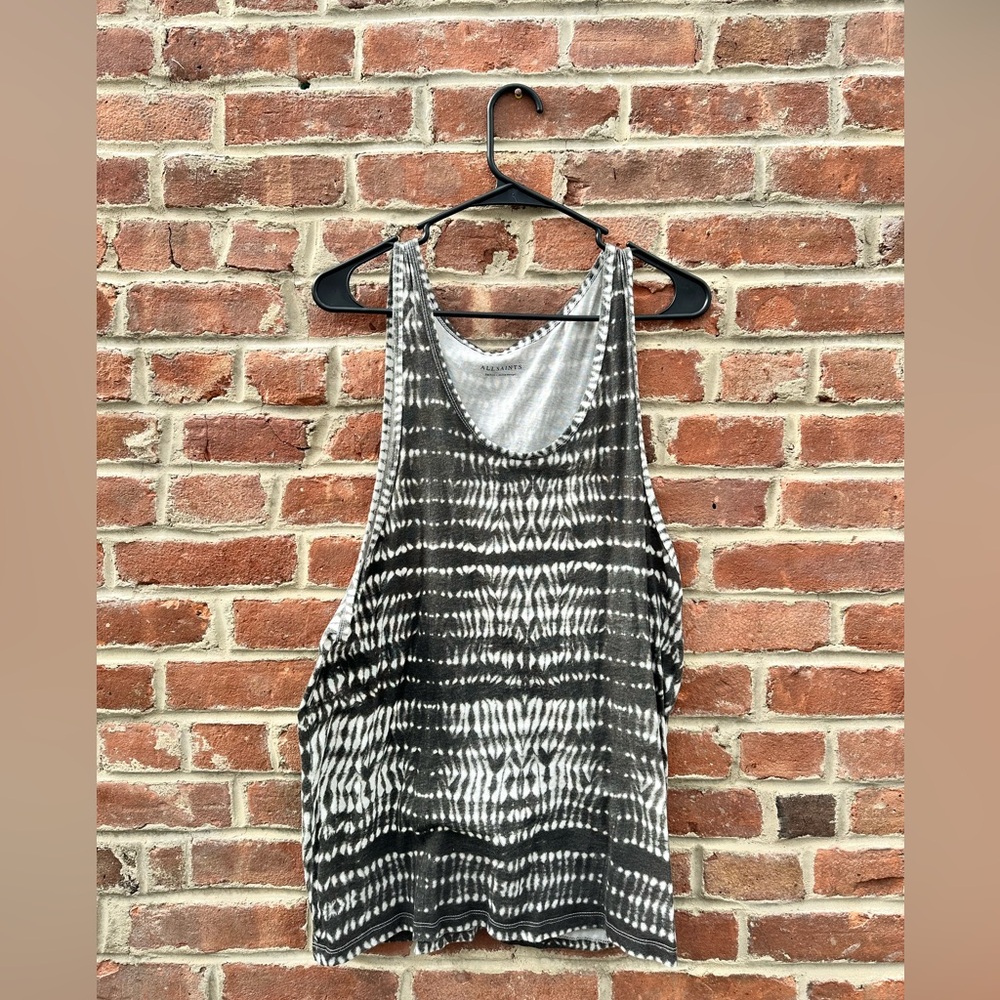 AllSaints Zebra Tank Top